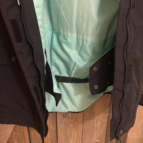 DC Cruiser Black & Leopard Print Snow Jacket Size XL - Picture 12 of 16